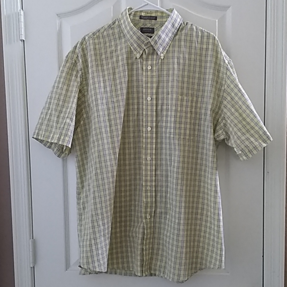 FINAL MARKDOWN Men's Arrow classic fit SS Button Down Shirt xl